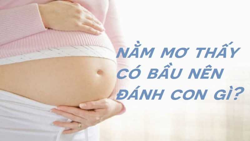 Nằm mơ thấy có bầu nên đánh con số gì hay nhất
